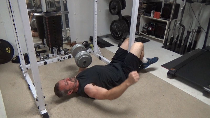 MMA Closed Guard Core Press For Deep Core Striking Power Training