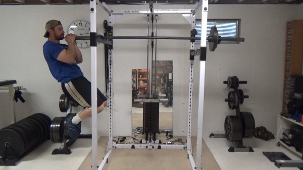 Barbell Counterbalance Chin-Ups top