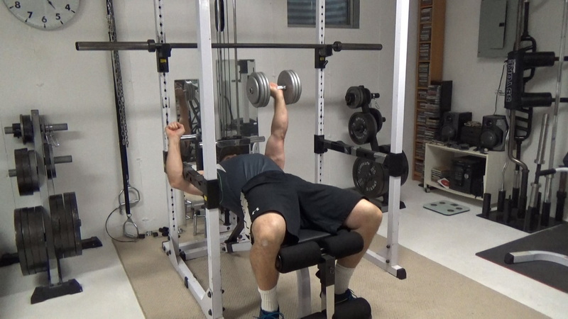Focused Chest Work With One-Arm Hooked One-Arm Dumbbell Bench Press