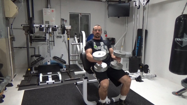 Build Your Upper Chest With Preacher Bench Incline Dumbbell Bench Press Setup