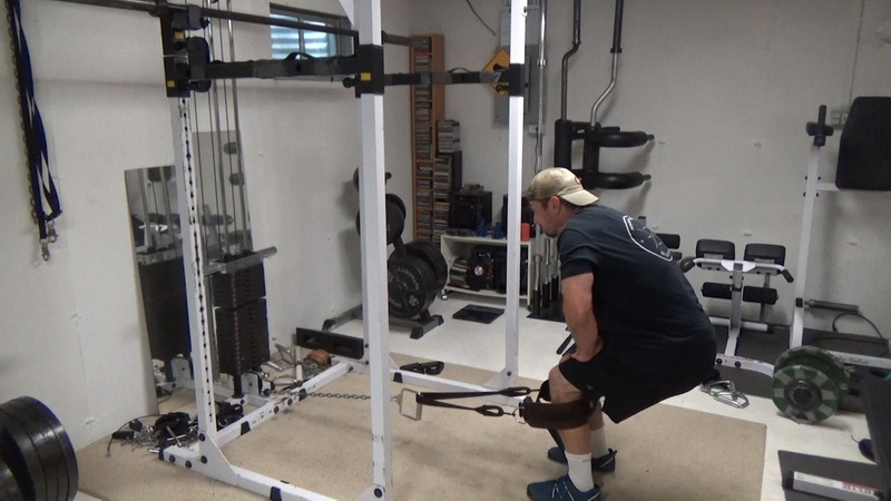 Dip Belt Abductors-on-Fire Squats for Building Squat Strength Start