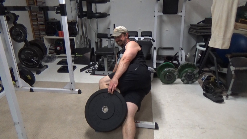 Plate Stretch Abductions For Building The Gluteus Medius and Minimus - Stretch