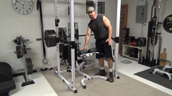 Rack Glute-Ham Raises Setup