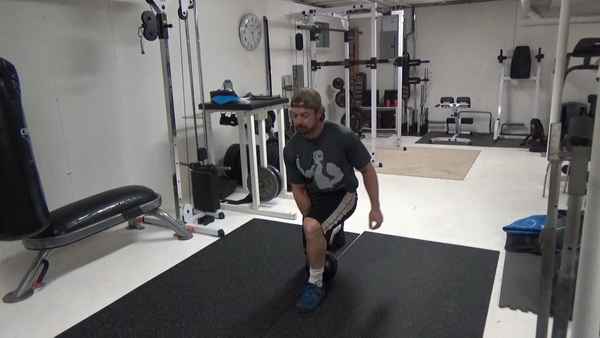 Pass-Under Walking Lunges