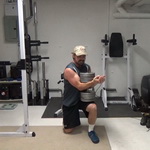 Zercher and Goblet Squat In-Set Supersets