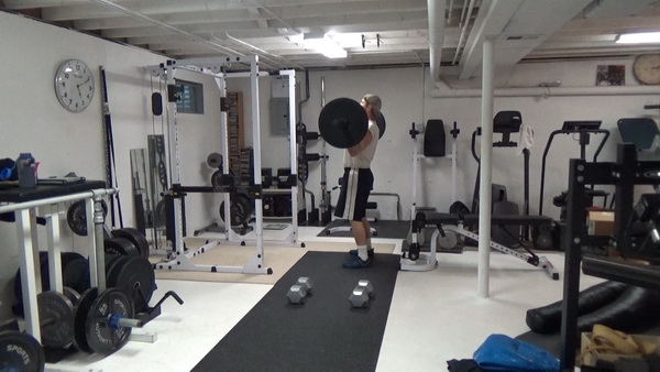 Barbell Hang Clean and Press 