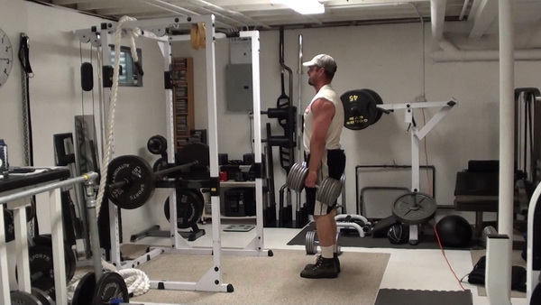 Dumbbell Stiff-Legged Deadlifts