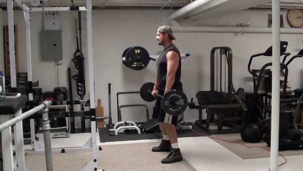 Barbell Hang Clean and Press